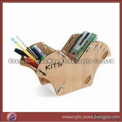 Elegant Y-shaped Combined Acrylic/Plexiglass Pen/Pencil/Lead Pencil Holder/Stand/Business Card Stati